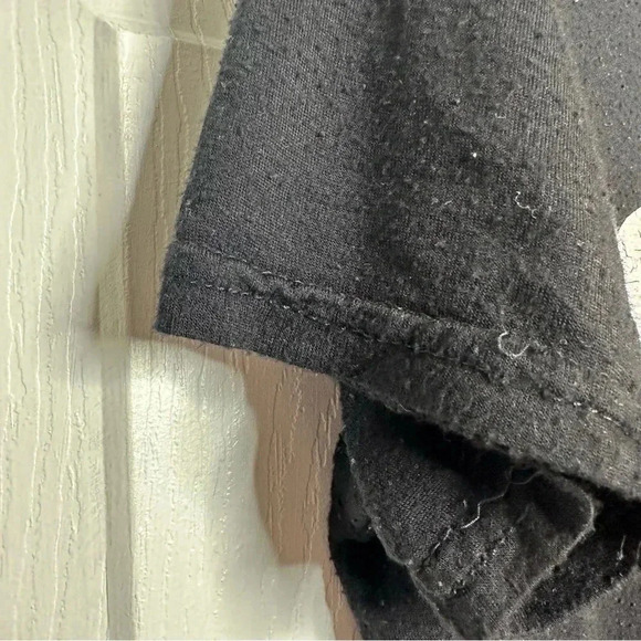 XOXO  Coffee Now Champagne Later T-Shirt Black/White/Pink Size Medium - Picture 7 of 16